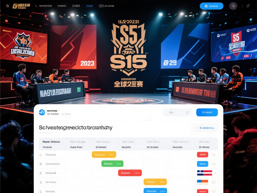 S15全球总决赛赛程表获取，实时了解比赛进展