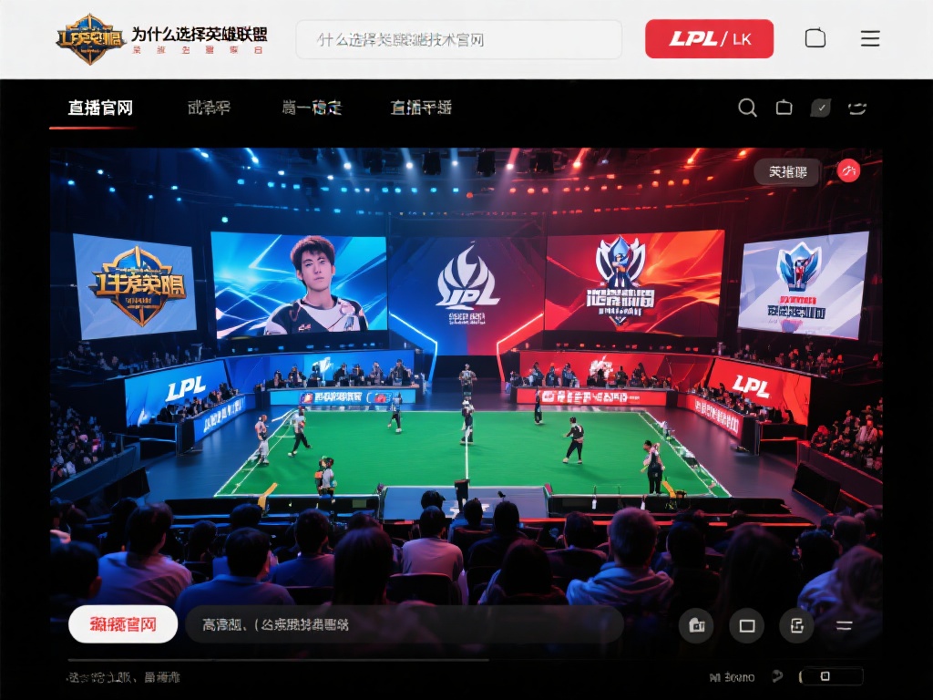 英雄联盟比赛直播官网，高清流畅观赛体验绝对无敌！