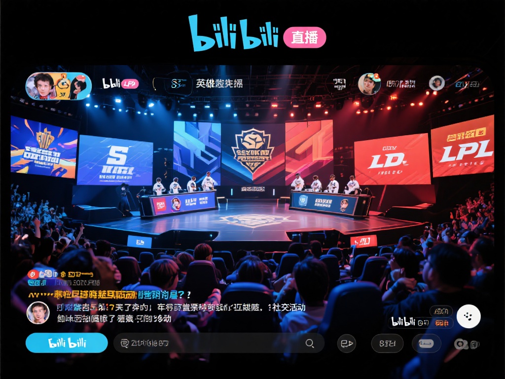 哔哩哔哩英雄联盟赛事直播，粉丝互动共享激情时刻！