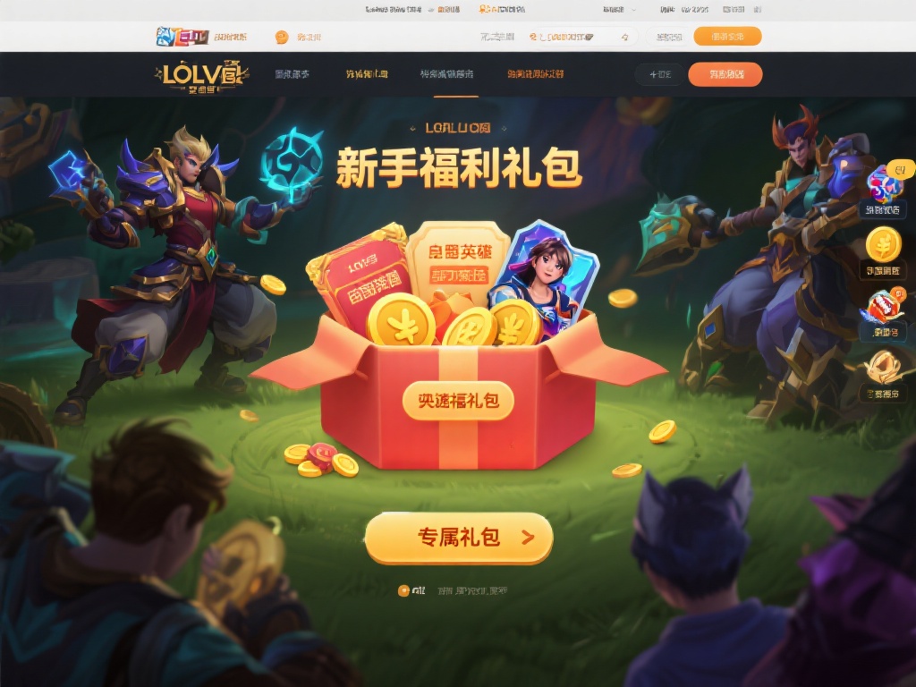 登录LOL官方网站，获取新手专享福利大礼包